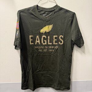 Nike Philadelphia Eagles Olive Salute to Service Short Sleeve Tee